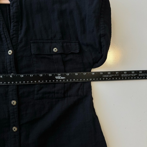 Seafolly Australia Gardenia Playsuit / Romper in Washed Black XS - Picture 9 of 13